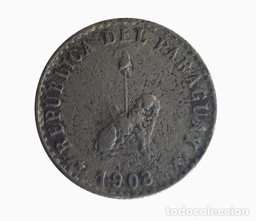 Monedas antiguas de Am&eacute;rica: moneda paraguay 1903 20 centavos - Foto 1