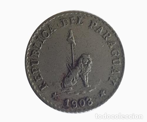 Monedas antiguas de Am&eacute;rica: moneda paraguay 1903 5 centavos - Foto 1