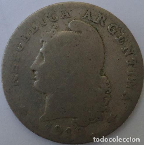 Monedas antiguas de Am&eacute;rica: argentina 20 centavos 1910 - Foto 1