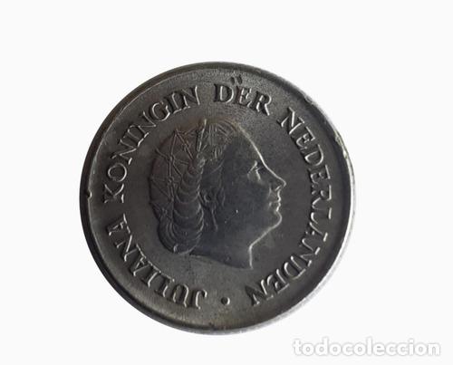 Monedas antiguas de Am&eacute;rica: moneda holanda 1966 25 centavos Ed. 25 - Foto 1