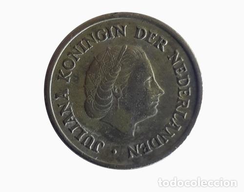 Monedas antiguas de Am&eacute;rica: moneda holanda 1950 25 centavos Ed. 25 - Foto 1