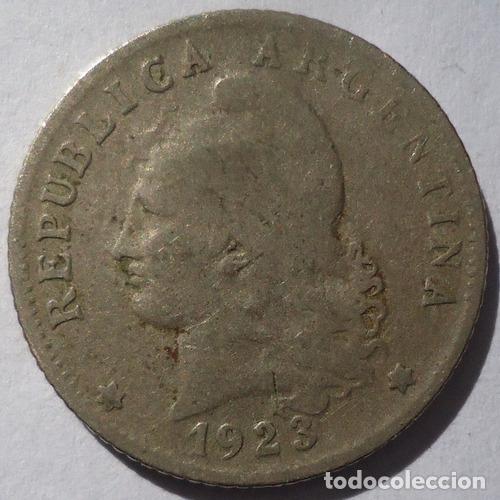 Monedas antiguas de Am&eacute;rica: argentina 20 centavos 1923 - Foto 1