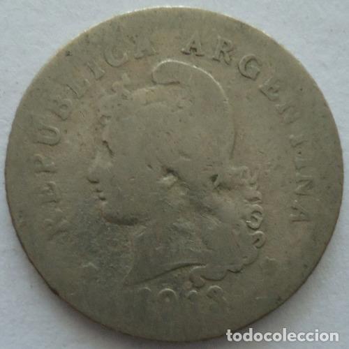 Monedas antiguas de Am&eacute;rica: argentina 10 centavos 1913 - Foto 1