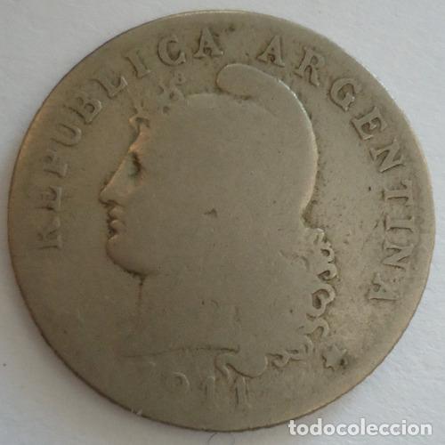 Monedas antiguas de Am&eacute;rica: argentina 20 centavos 1911 d - Foto 1