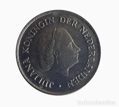 Monedas antiguas de Am&eacute;rica: moneda holanda 1968 25 centavos Ed. 25 - Foto 1