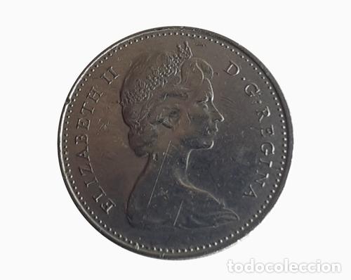 Monedas antiguas de Am&eacute;rica: moneda canada 1975 10 centavos - Foto 1