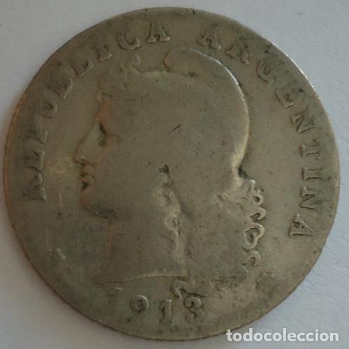 Monedas antiguas de Am&eacute;rica: argentina 20 centavos 1913 b - Foto 1