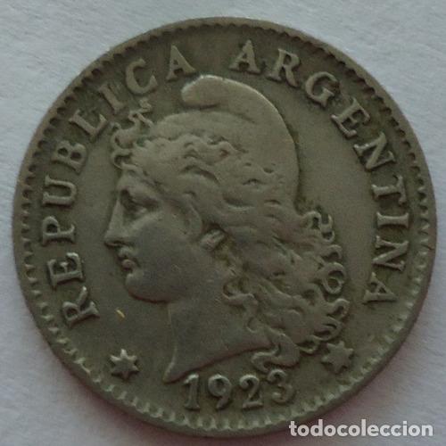Monedas antiguas de Am&eacute;rica: argentina 5 centavos 1923 - Foto 1