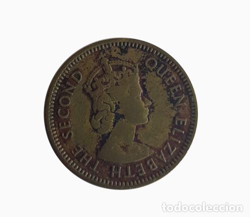 Monedas antiguas de Am&eacute;rica: moneda belice 1956 5 centavos - Foto 1