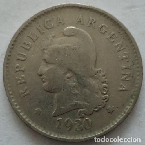 Monedas antiguas de Am&eacute;rica: argentina 10 centavos 1930 - Foto 1