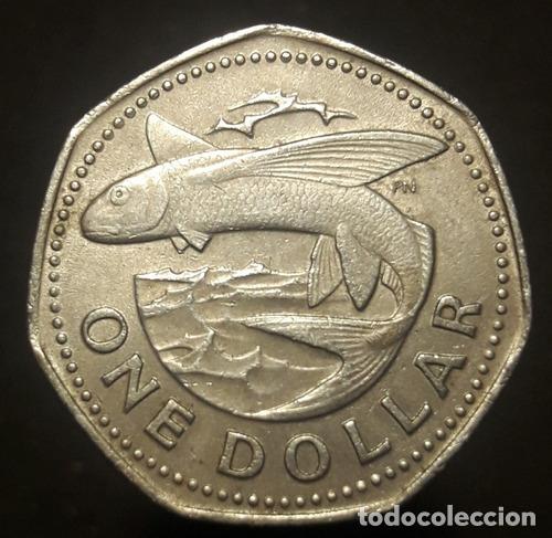 Monedas antiguas de Am&eacute;rica: moneda barbados 1973 one dollar - Foto 1
