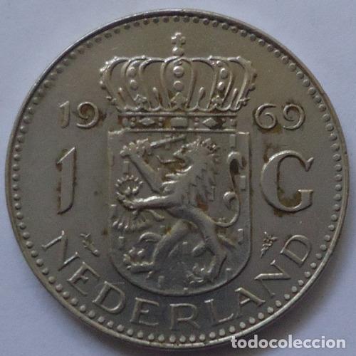 Monedas antiguas de Am&eacute;rica: holanda 1 gulden 1969 - Foto 1