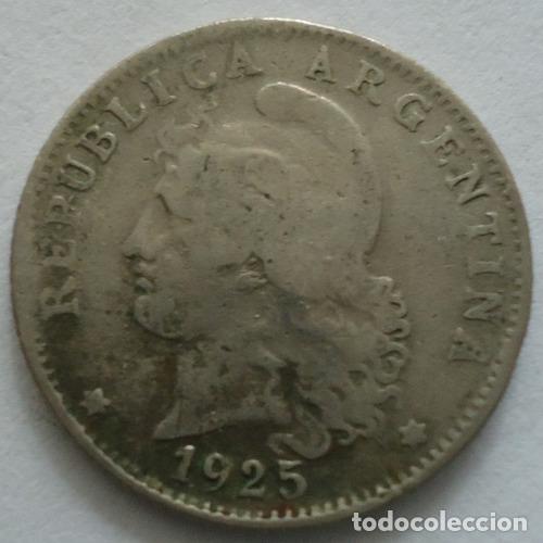 Monedas antiguas de Am&eacute;rica: argentina 20 centavos 1925 - Foto 1