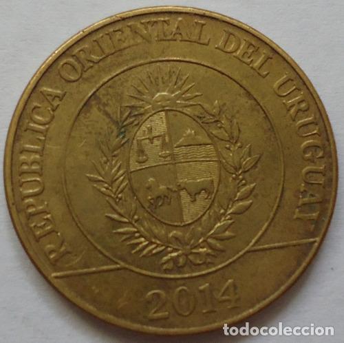 Monedas antiguas de Am&eacute;rica: uruguay 5 pesos 2014 - Foto 1
