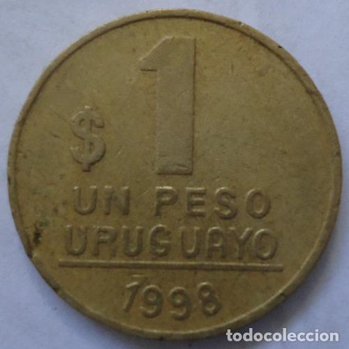 Monedas antiguas de Am&eacute;rica: uruguay 1 peso 1998 - Foto 1