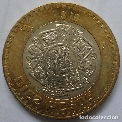 Monedas antiguas de Am&eacute;rica: mexico 10 pesos 2016 mb - Foto 1