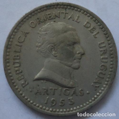 Monedas antiguas de Am&eacute;rica: uruguay 5 centesimos 1953 u53b - Foto 1