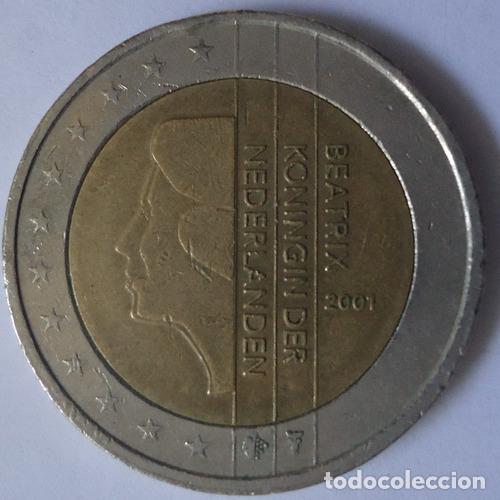 Monedas antiguas de Am&eacute;rica: holanda 2 euros 2001 - Foto 1