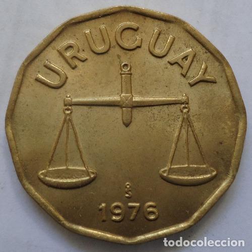 Monedas antiguas de Am&eacute;rica: uruguay 50 centesimos 1976 - Foto 1