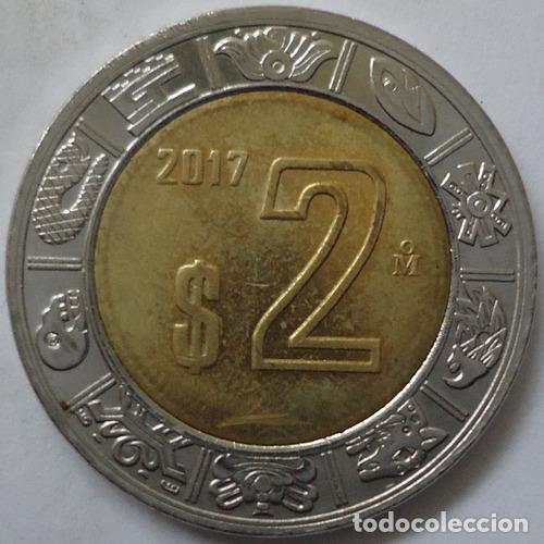 Monedas antiguas de Am&eacute;rica: mexico 2 pesos 2017 - Foto 1