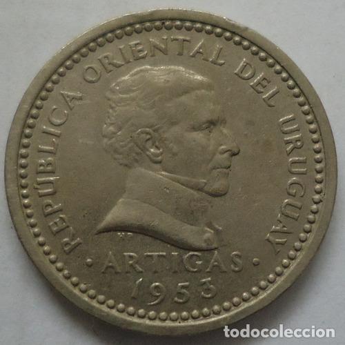 Monedas antiguas de Am&eacute;rica: uruguay 2 centesimos 1953 - Foto 1