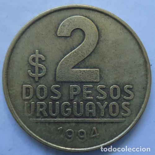 Monedas antiguas de Am&eacute;rica: uruguay 2 pesos 1994 - Foto 1