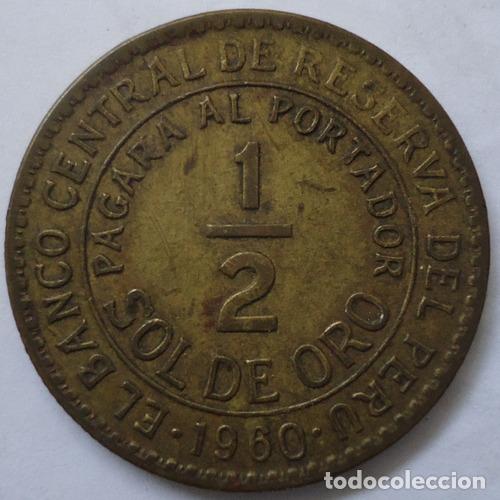 Monedas antiguas de Am&eacute;rica: peru 12 sol 1960 - Foto 1
