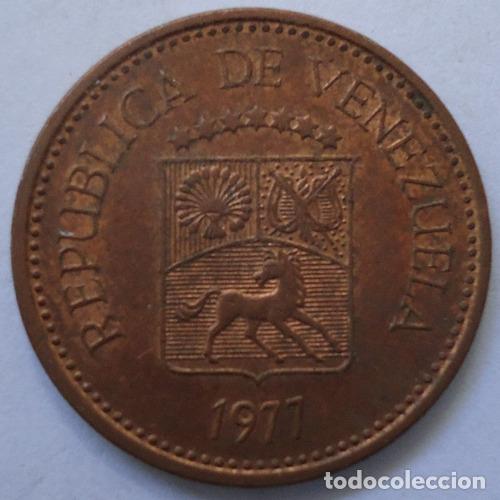 Monedas antiguas de Am&eacute;rica: venezuela 5 centavos 1977 - Foto 1