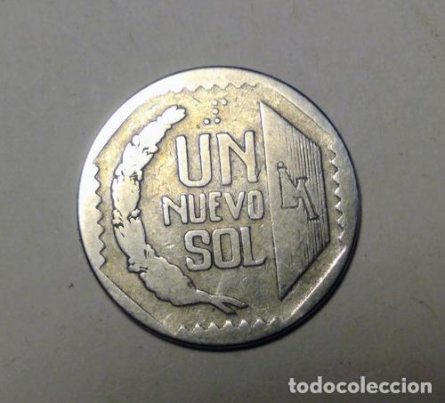 Monedas antiguas de Am&eacute;rica: moneda un nuevo sol de peru - Foto 1