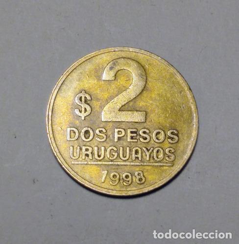 Monedas antiguas de Am&eacute;rica: moneda 2 peso de uruguay - Foto 1