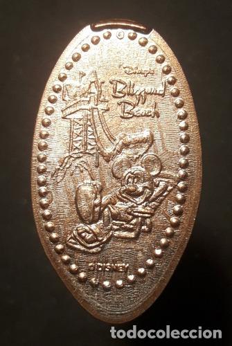 Monedas antiguas de Am&eacute;rica: moneda 1 cent dollar disney blizzard beach mickey mouse