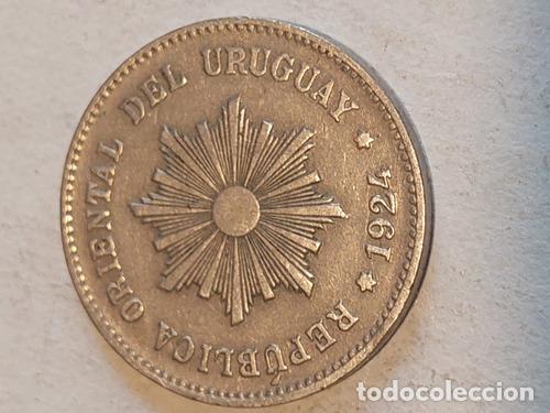 Monedas antiguas de Am&eacute;rica: 5 centesimos 1924 uruguay moneda - Foto 1