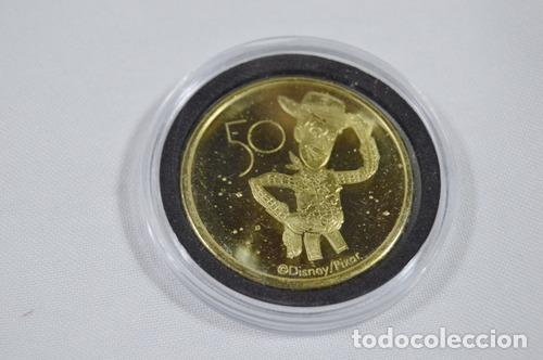 Monedas antiguas de Am&eacute;rica: medallon disney wdw 50 aniversario 2021 pixar toy story Ed. 50