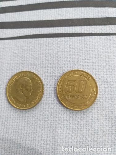 Monedas antiguas de Am&eacute;rica: moneda argentina de 50 centavos Ed. 50 - Foto 1