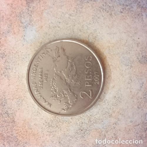Monedas antiguas de Am&eacute;rica: moneda 2 pesos argentina 2007 - Foto 1