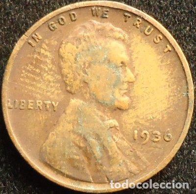 Monedas antiguas de Am&eacute;rica: eeuu one cent 1936 - Foto 1