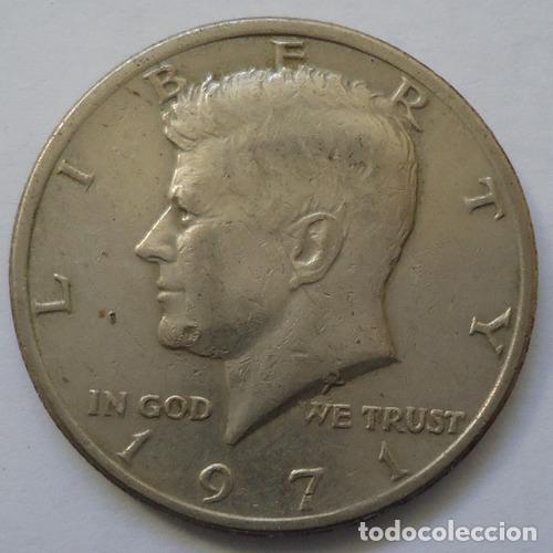 Monedas antiguas de Am&eacute;rica: eeuu half dolar 1971 b - Foto 1