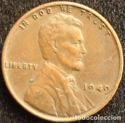 Monedas antiguas de Am&eacute;rica: eeuu one cent 1949 - Foto 1