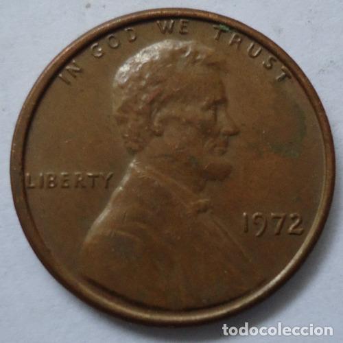Monedas antiguas de Am&eacute;rica: eeuu one cent 1972 - Foto 1