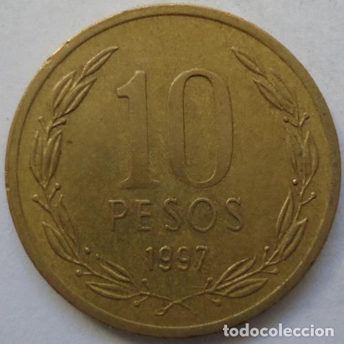 Monedas antiguas de Am&eacute;rica: chile 10 pesos 1997 - Foto 1