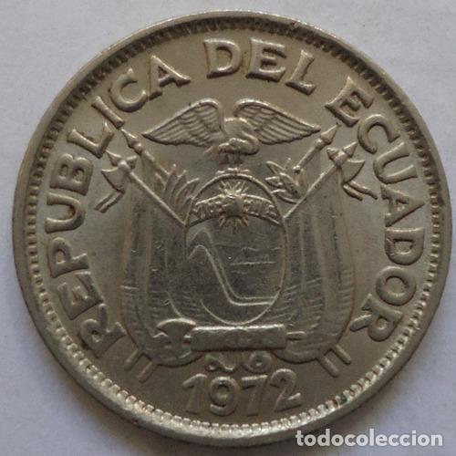 Monedas antiguas de Am&eacute;rica: ecuador 10 centavos 1972 a72 - Foto 1
