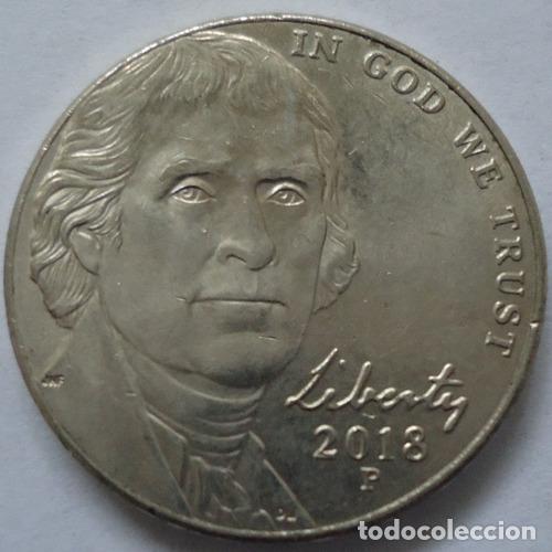 Monedas antiguas de Am&eacute;rica: eeuu five cent 2018 p b - Foto 1