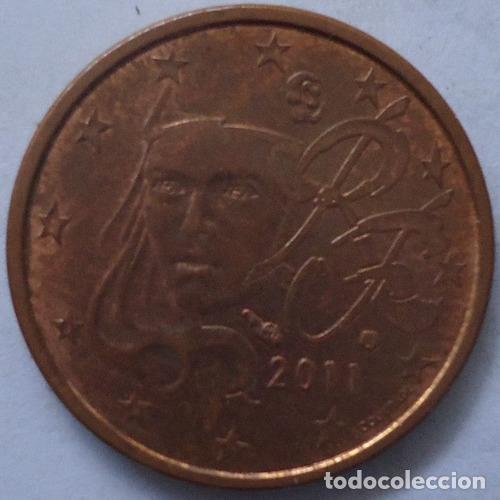 Monedas antiguas de Am&eacute;rica: francia 1 cent 2011 fb - Foto 1