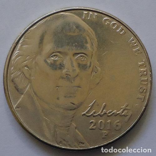 Monedas antiguas de Am&eacute;rica: eeuu five cent 2016 p - Foto 1