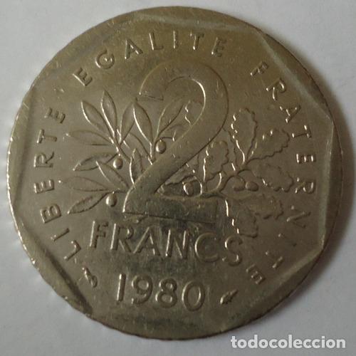 Monedas antiguas de Am&eacute;rica: francia 2 francos 1980 - Foto 1