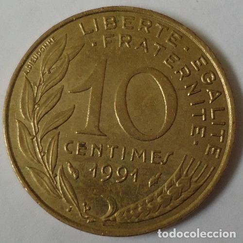 Monedas antiguas de Am&eacute;rica: francia 10 centimos 1991 - Foto 1