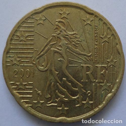 Monedas antiguas de Am&eacute;rica: francia 20 cent 2001 - Foto 1
