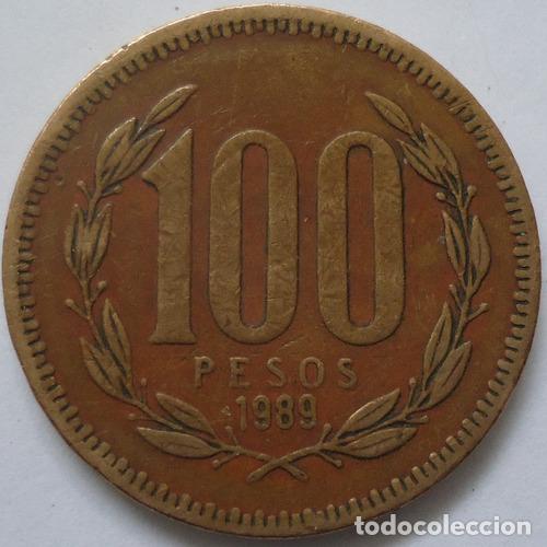 Monedas antiguas de Am&eacute;rica: chile 100 pesos 1989 - Foto 1