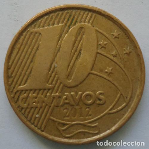 Monedas antiguas de Am&eacute;rica: brasil 10 centavos 2012 - Foto 1