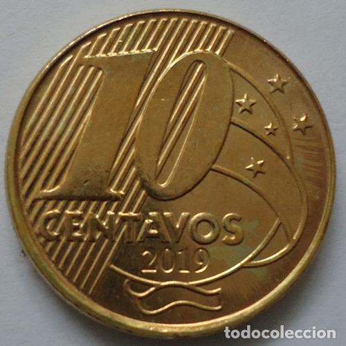 Monedas antiguas de Am&eacute;rica: brasil 10 centavos 2019 b - Foto 1